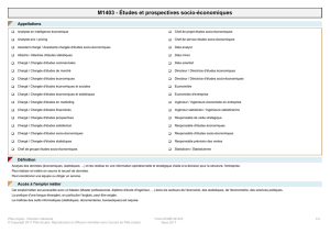 M1403 - Études et prospectives socio-économiques