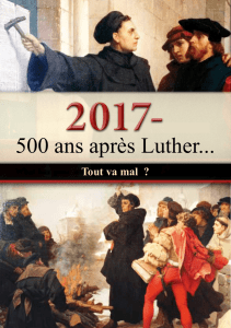 500 ans après Luther