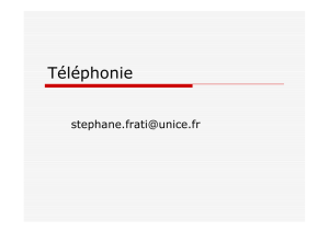Téléphonie - IUT de Nice
