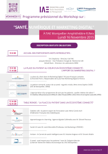 santé, numérique et marketing digital - IAE Montpellier