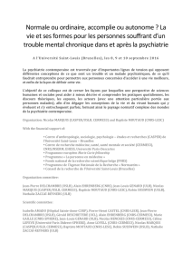 Colloque CASPER CERMES3 Vie ordinaire psychiatrie Argumentaire