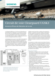 Circuit de voie Clearguard UGSK3