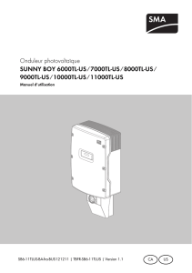 Onduleur photovoltaïque SUNNY BOY 6000TL‑US ⁄ 7000TL