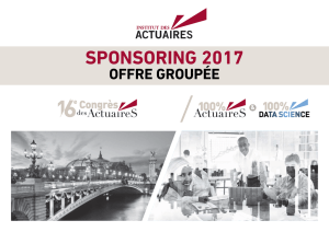 sponsoring 2017 - Institut des Actuaires
