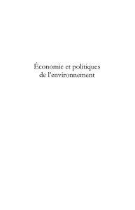 chapitre 8 croissance économique et environnement