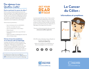 Le Cancer du Côlon - Colon Cancer Coalition