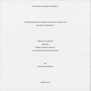 La transformation du modèle suédois des années 1990