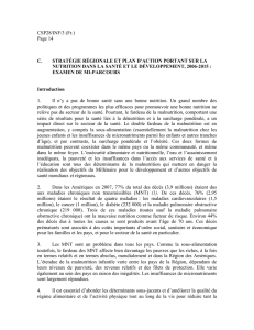 CSP28/INF/3 (Fr.) Page 14 C. STRATÉGIE RÉGIONALE ET PLAN D