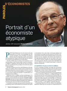 Paroles d`Èconomistes - Daniel Kahneman