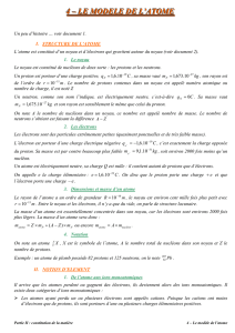 4 – le modele de l`atome