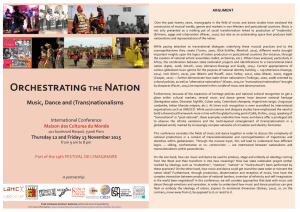 Music, Dance and (Trans)nationalisms