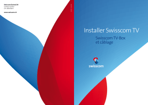 Configurer Swisscom TV