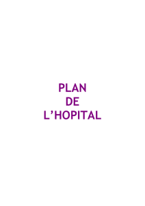 plan de l`hopital - Hôpital Saint Joseph