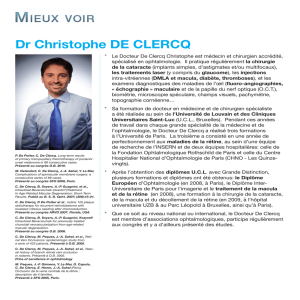 Dr Christophe DE CLERCQ