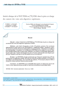 Intérêt clinique de la TEP/TDM au [18F]