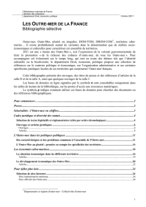 Les Outre-Mer de la France - bibliographie