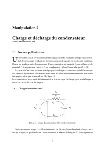 Charge et décharge du condensateur - BAPP