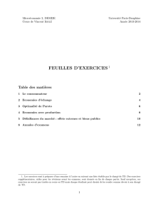 feuilles d`exercices 1 - LEDa - Université Paris