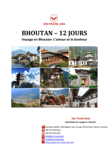 Voyage en Bhoutan- L`amour et le bonheur (12 JOURS)