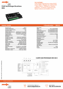 Carte technologie Brushless DES maxon motor 4 Quadrant(s)