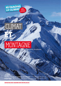 climat montagne - France Nature Environnement