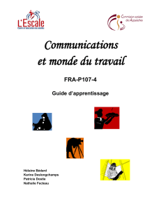 Communications et monde du travail : FRA-P107-4