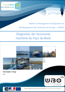 Diagnostic de l`économie maritime du Pays de Brest