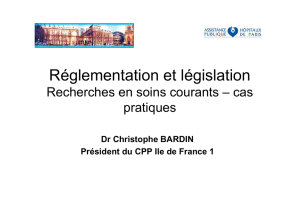 Recherche en soins courants - Recherche Clinique Paris Centre