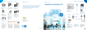 Systèmes et Solutions BT - GE Industrial Solutions