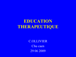 education therapeutique - Trans