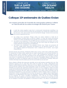 colloque 2012 - Québec-Océan