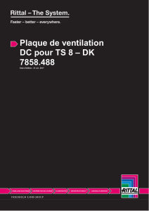 Plaque de ventilation DC pour TS 8 – DK 7858.488