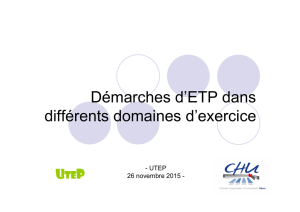 2016 - Demarches education therapeutique dans