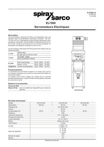 Servomoteurs Electriques EL7200