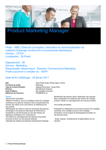 Product Marketing Manager