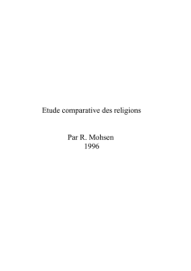 Étude comparative des religions