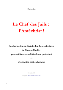 LE CHEF DES JUIFS L`ANTECHRIST !