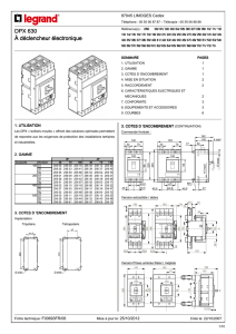 DPX 630 À déclencheur À déclencheur électronique