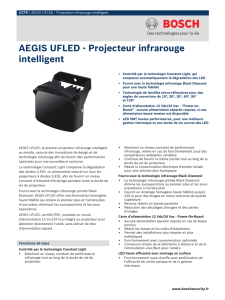 AEGIS UFLED - Projecteur infrarouge intelligent