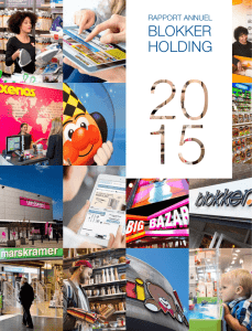 holding - Blokker Holding jaarverslag 2015