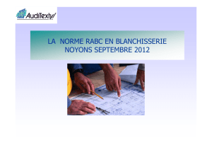 LA NORME RABC EN BLANCHISSERIE NOYONS SEPTEMBRE 2012