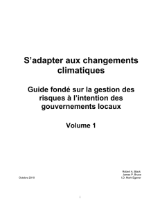 S`adapter aux changements climatiques