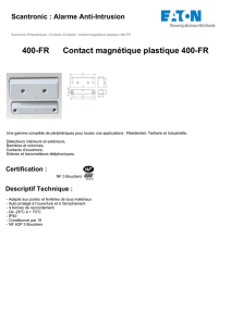 400-FR Contact magnétique plastique