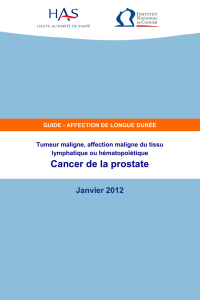 Cancer de la prostate