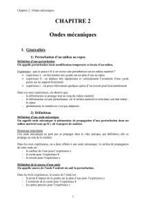 Ondes mécaniques
