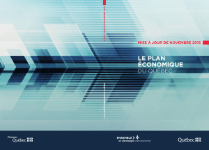 Mise à jour de novembre 2015 - Ministère des Finances du Québec
