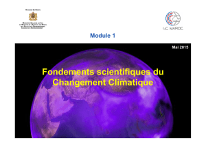 Fondements scientifiques du Changement Climatique