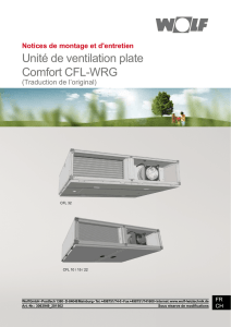 Ventilation plate CFL-WRG