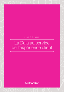 La Data au service de l`expérience client