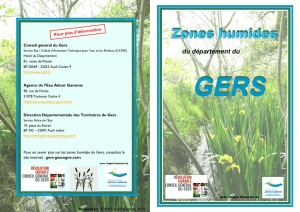 Zones humides - Conseil Général du Gers